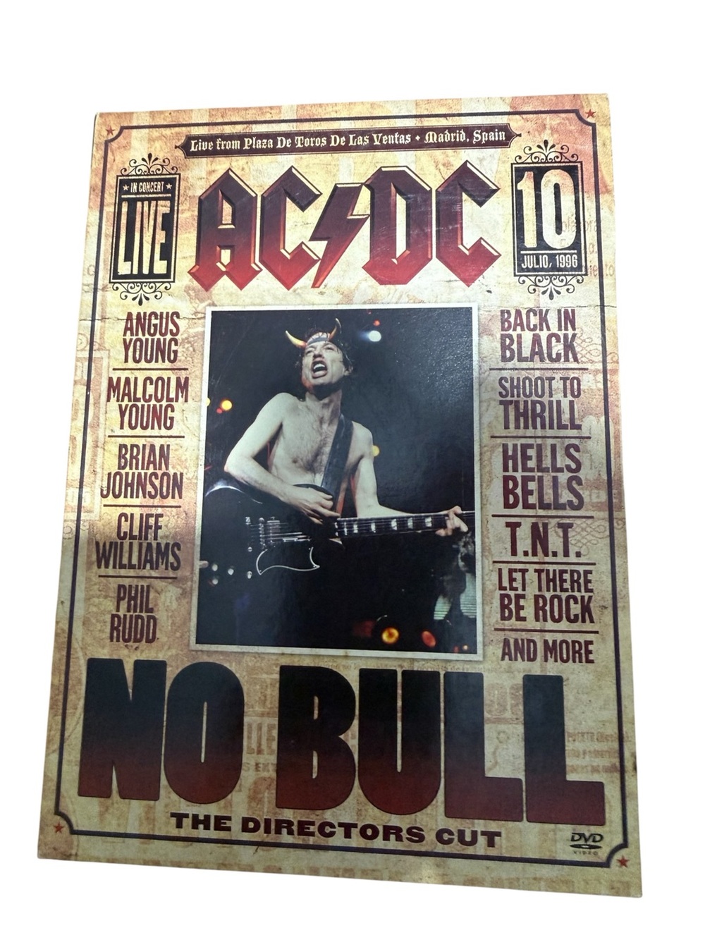 AC/DC DVD No Bull The Directors Cut